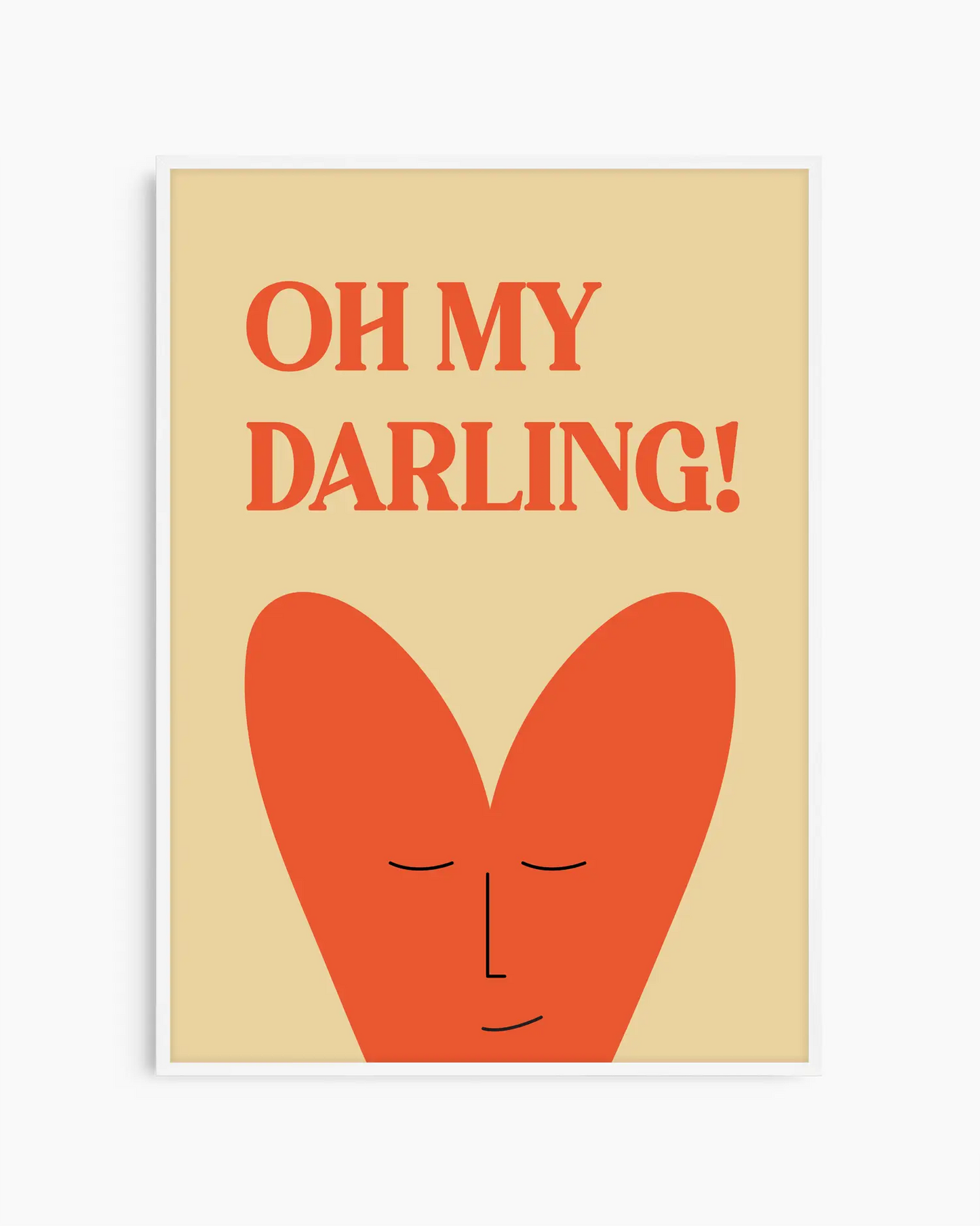 Oh My Darling! Plakatas
