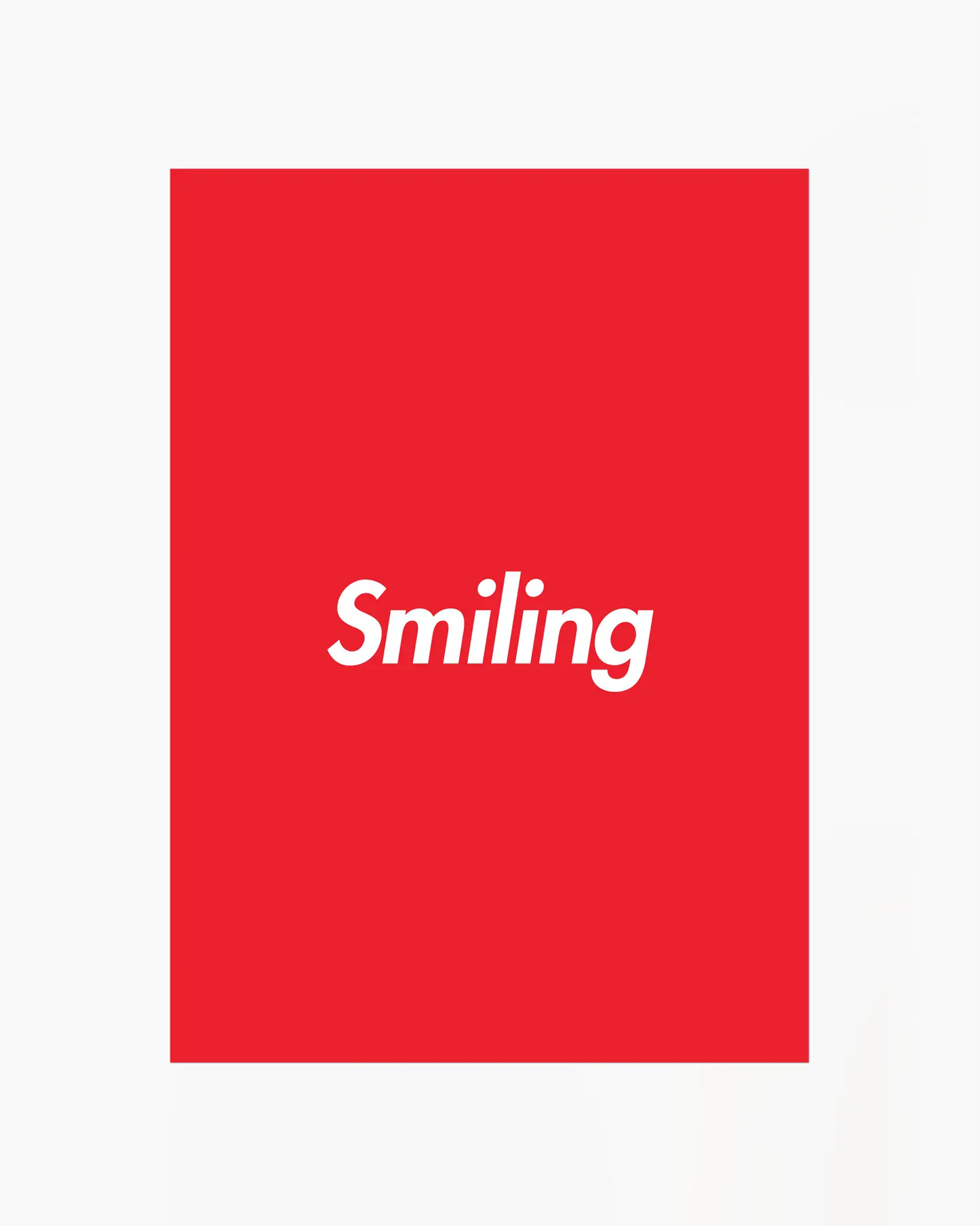 Smiling Plakatas