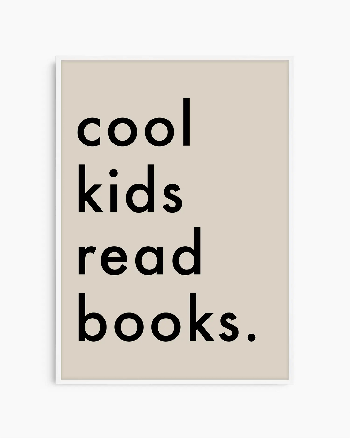 Cool Kids Read Books Plakatas