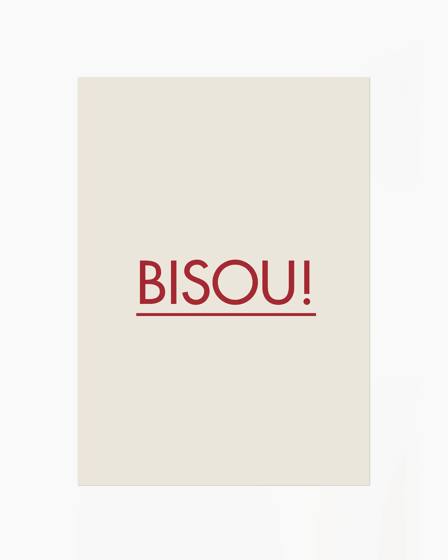 Bisou Plakatas