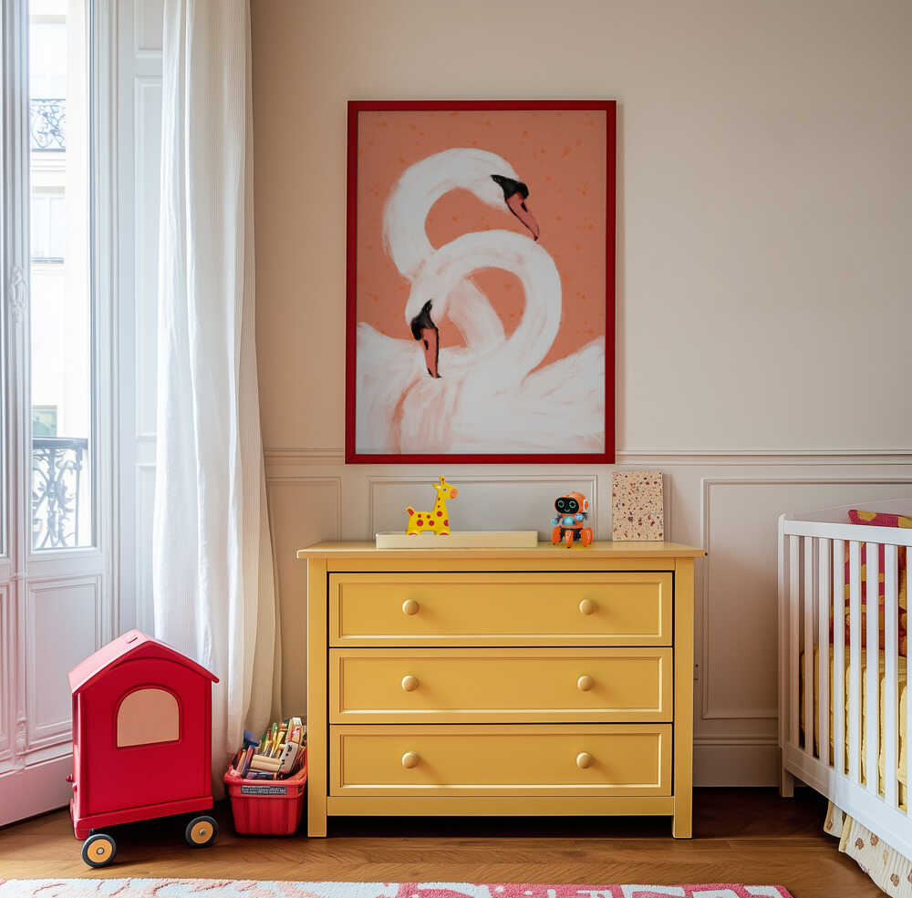 Grakščios gulbės Plakatas