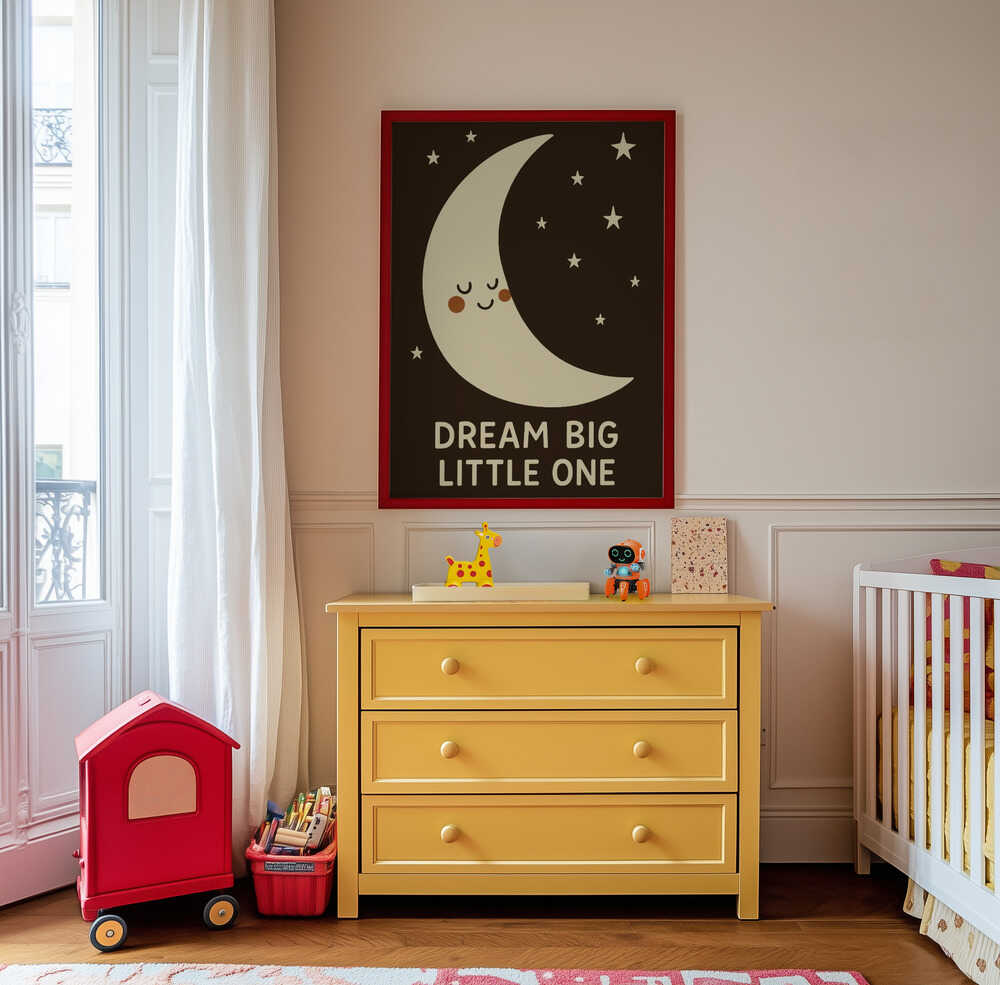 Mėnulio Sapnų Peizažas Plakatas