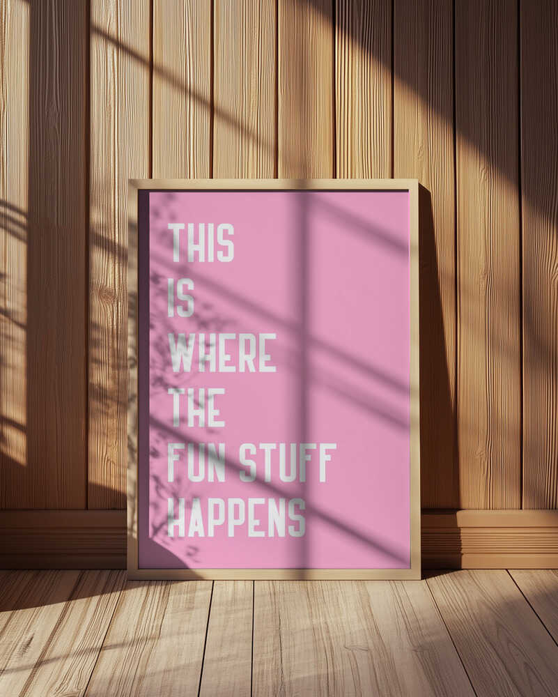 Pramogų Zona Laukia Plakatas