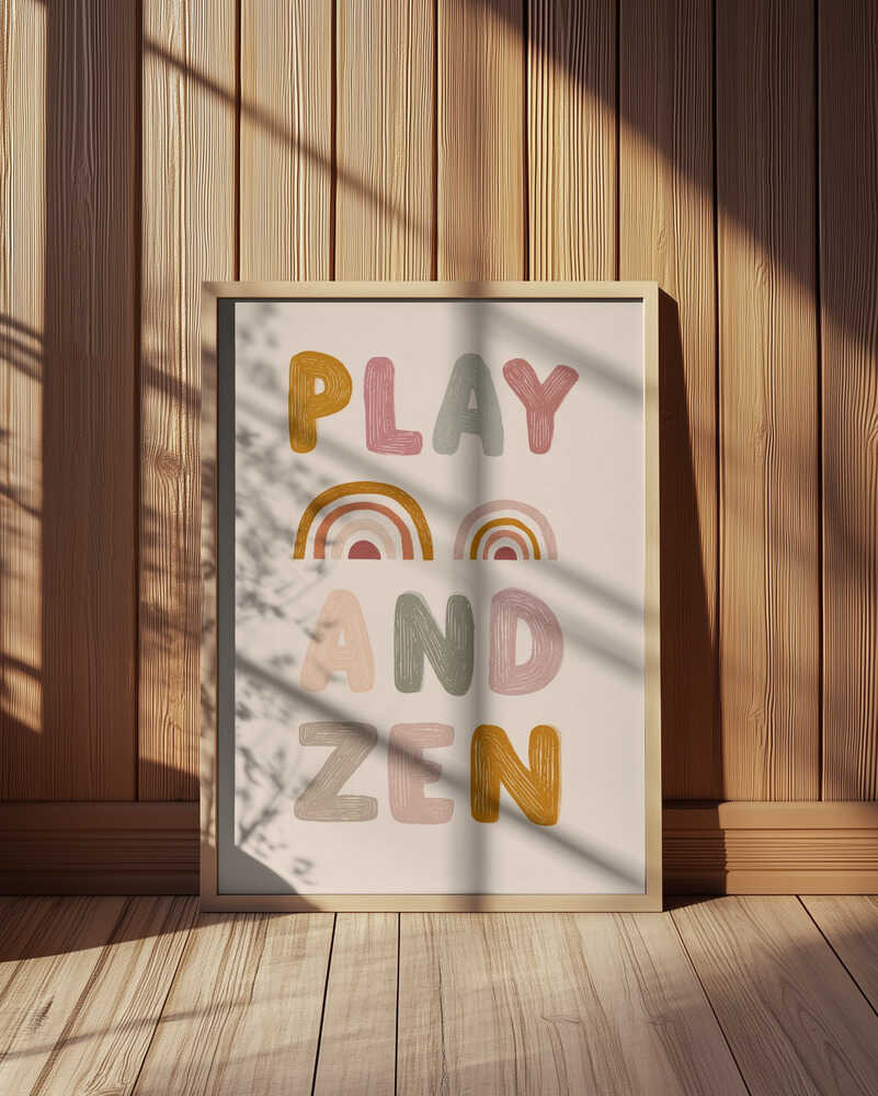 Play and Zen Plakatas