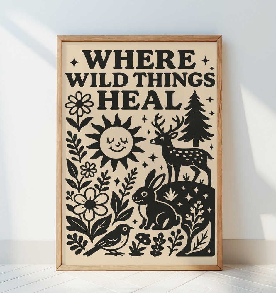 Laukinės Harmonijos Poilsis Plakatas