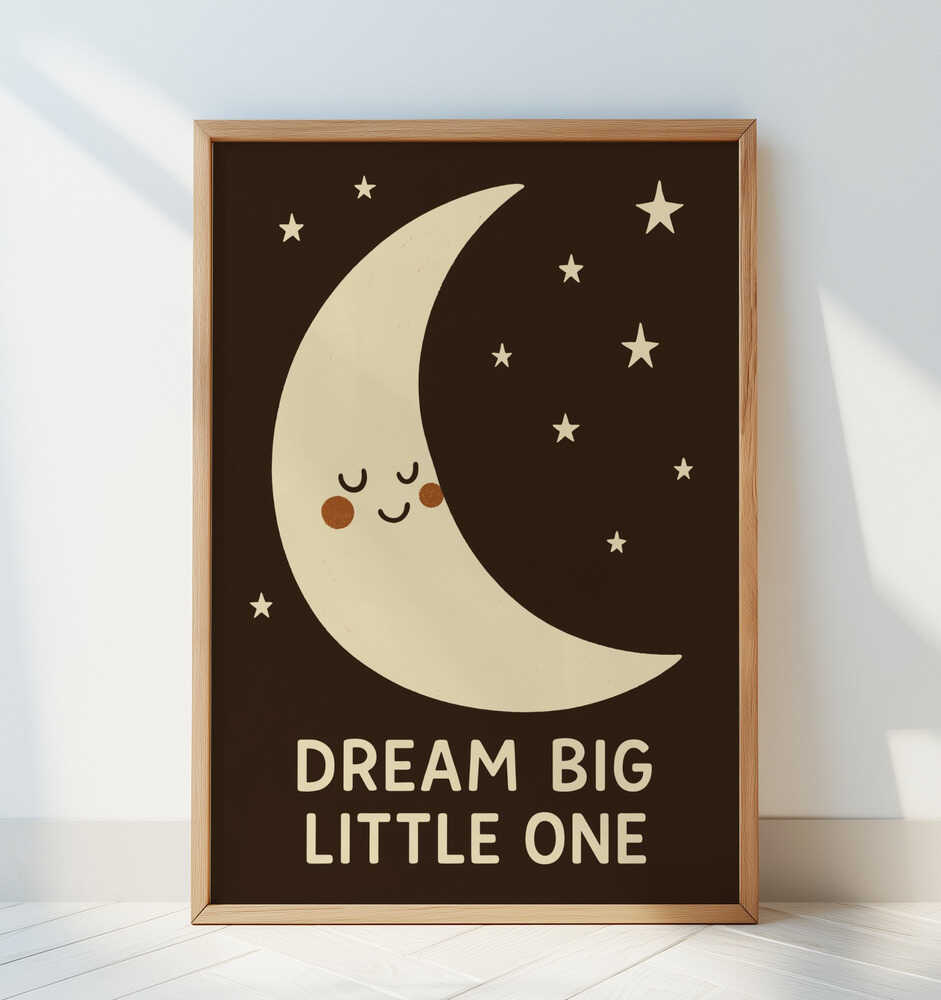 Mėnulio Sapnų Peizažas Plakatas