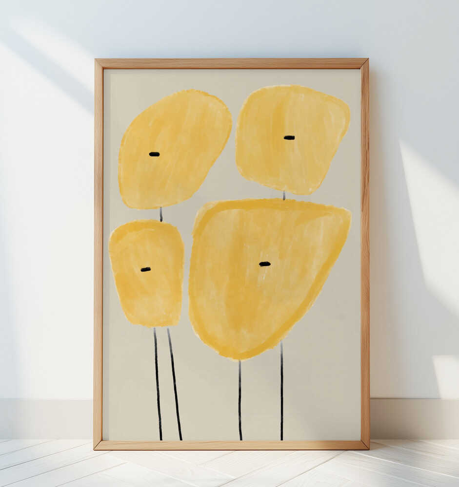 Auksiniai Žiedlapiai Plakatas