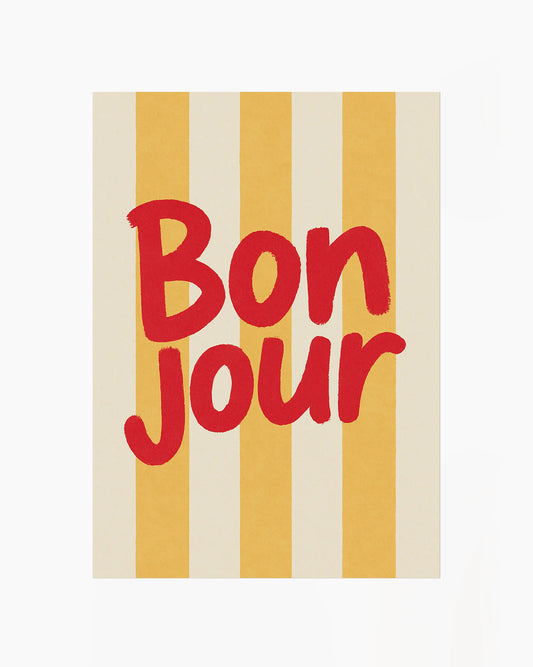 Bonjour plakatas