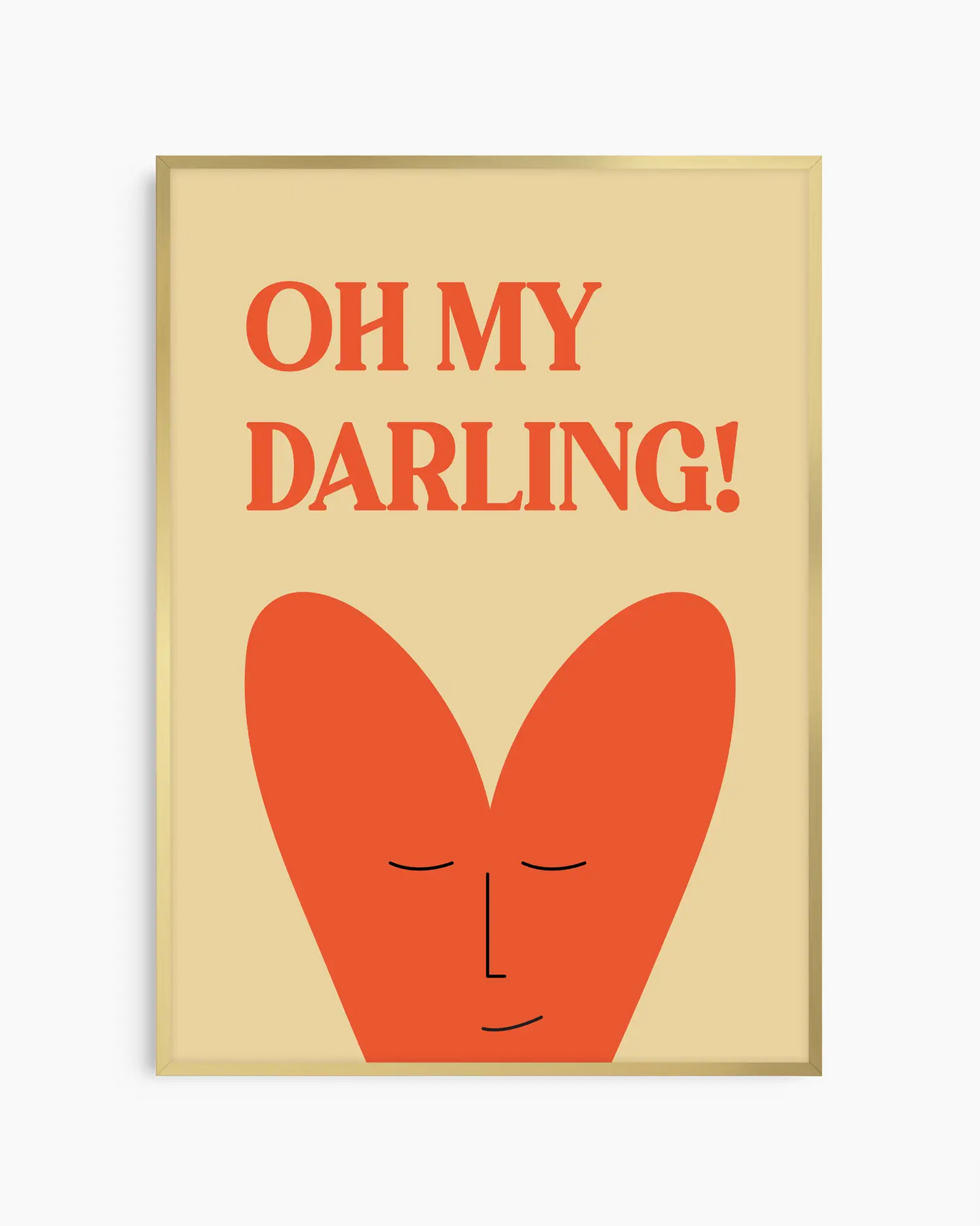 Oh My Darling! Plakatas