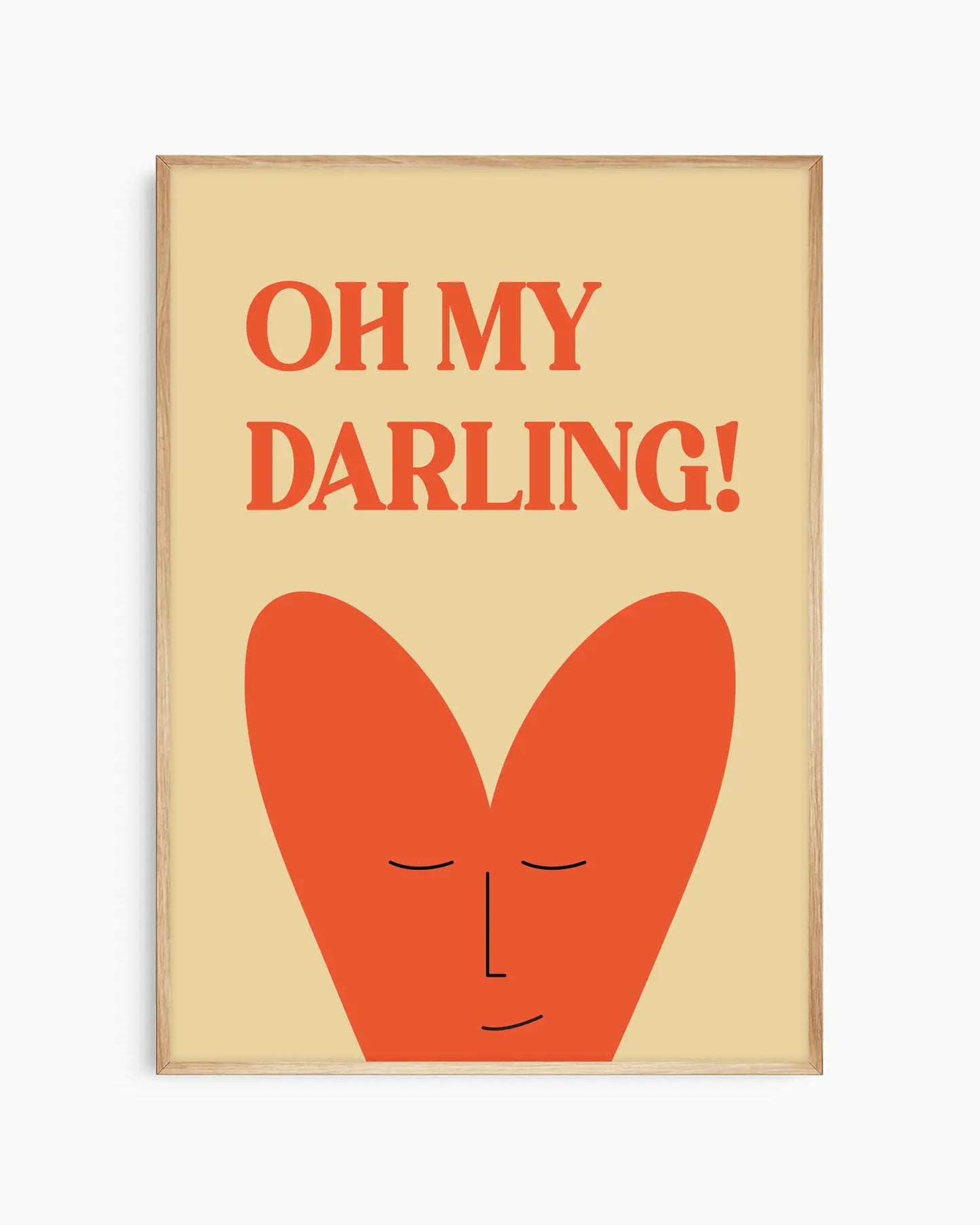 Oh My Darling! Plakatas
