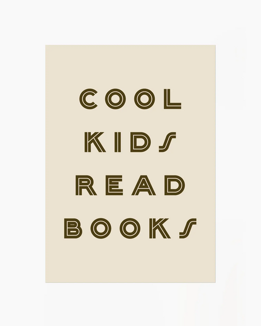 Cool Kids Read Books Plakatas