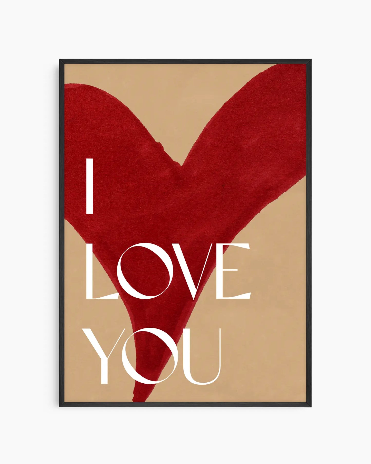I Love You Plakatas