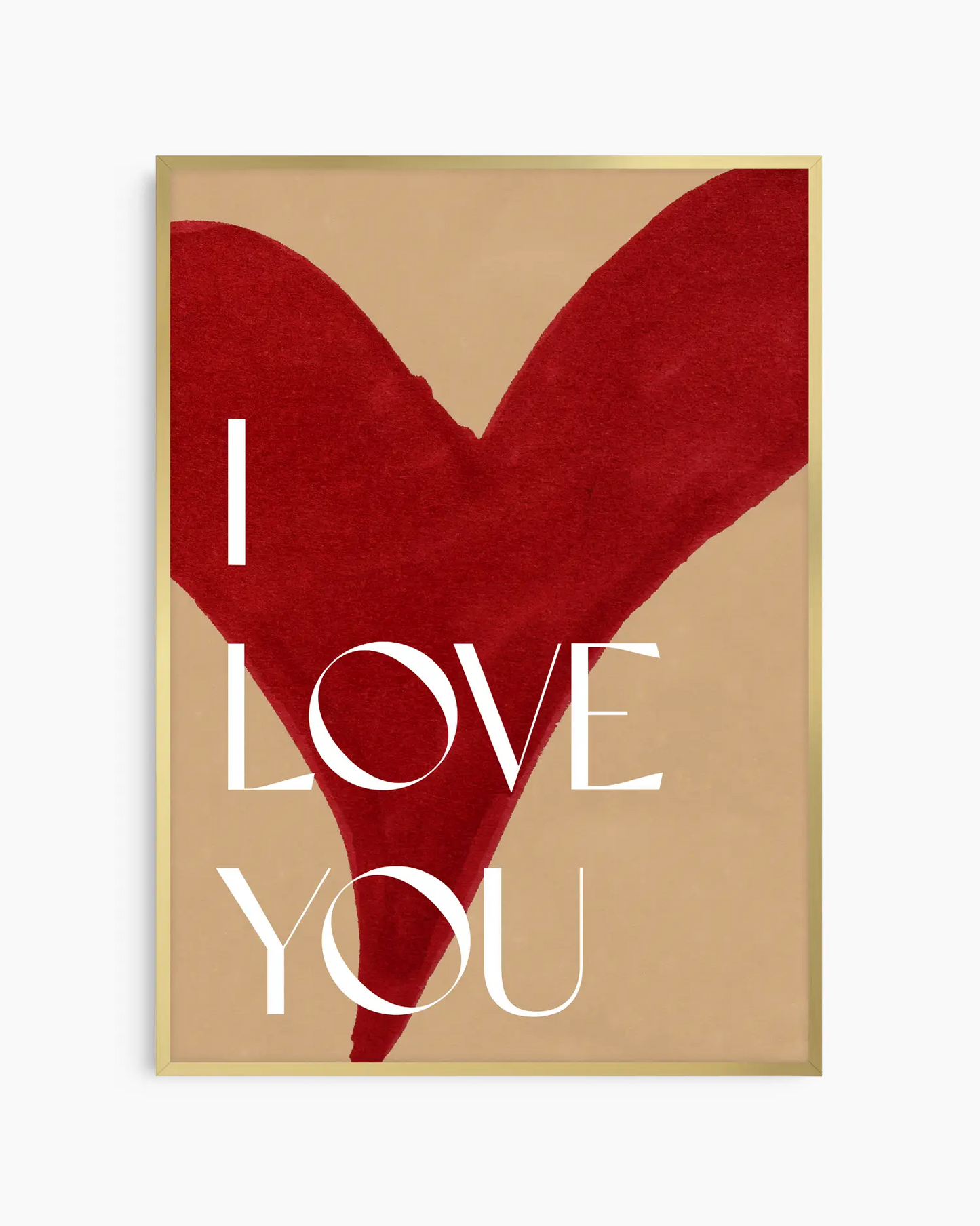 I Love You Plakatas