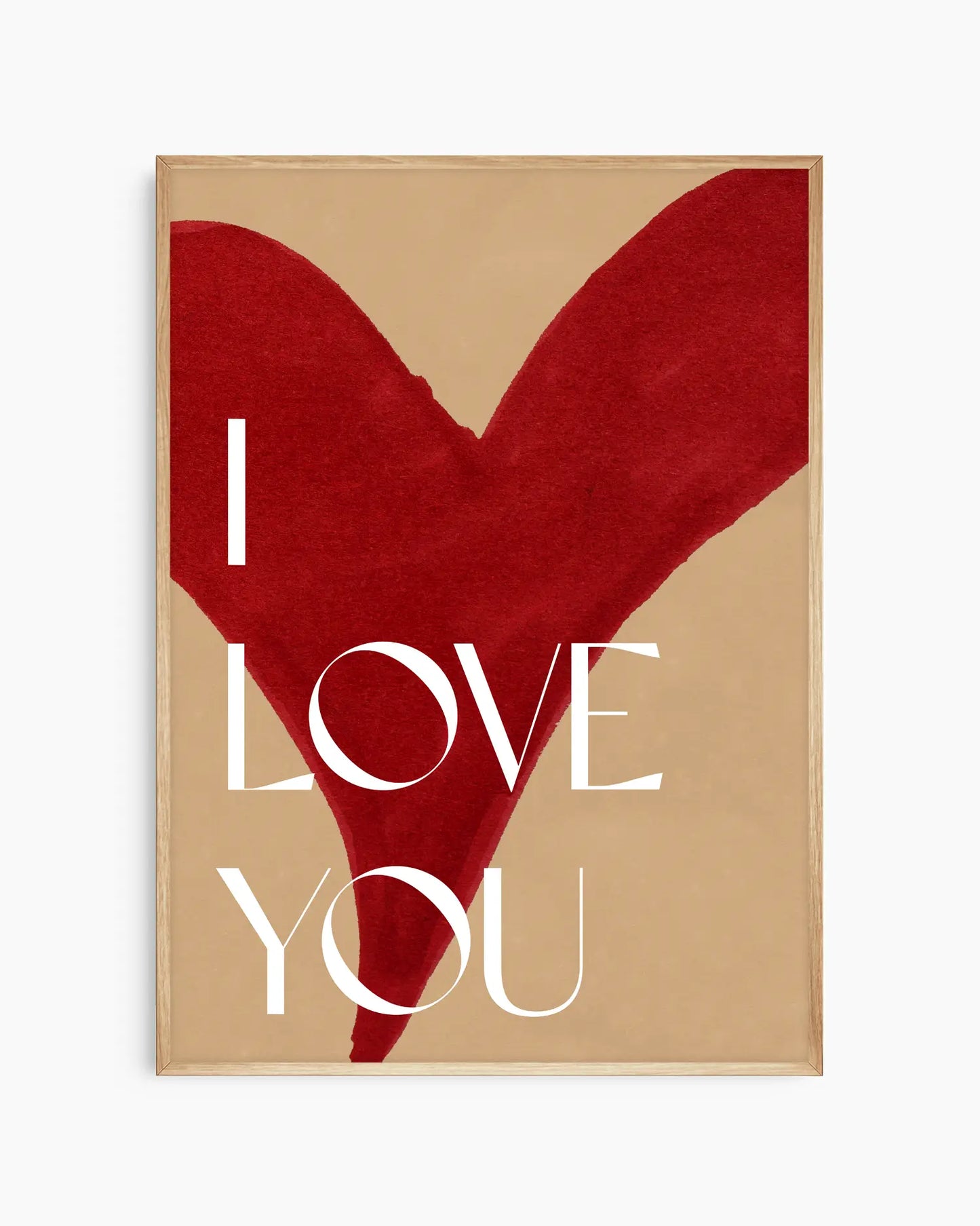 I Love You Plakatas