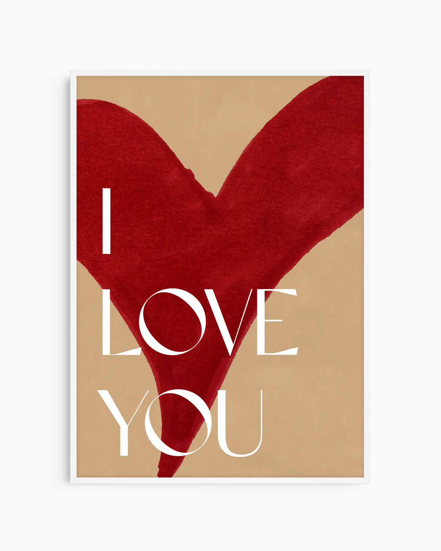 I Love You Plakatas