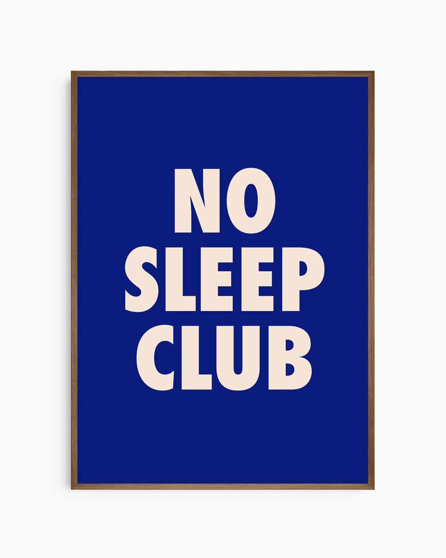No Sleep Club Plakatas