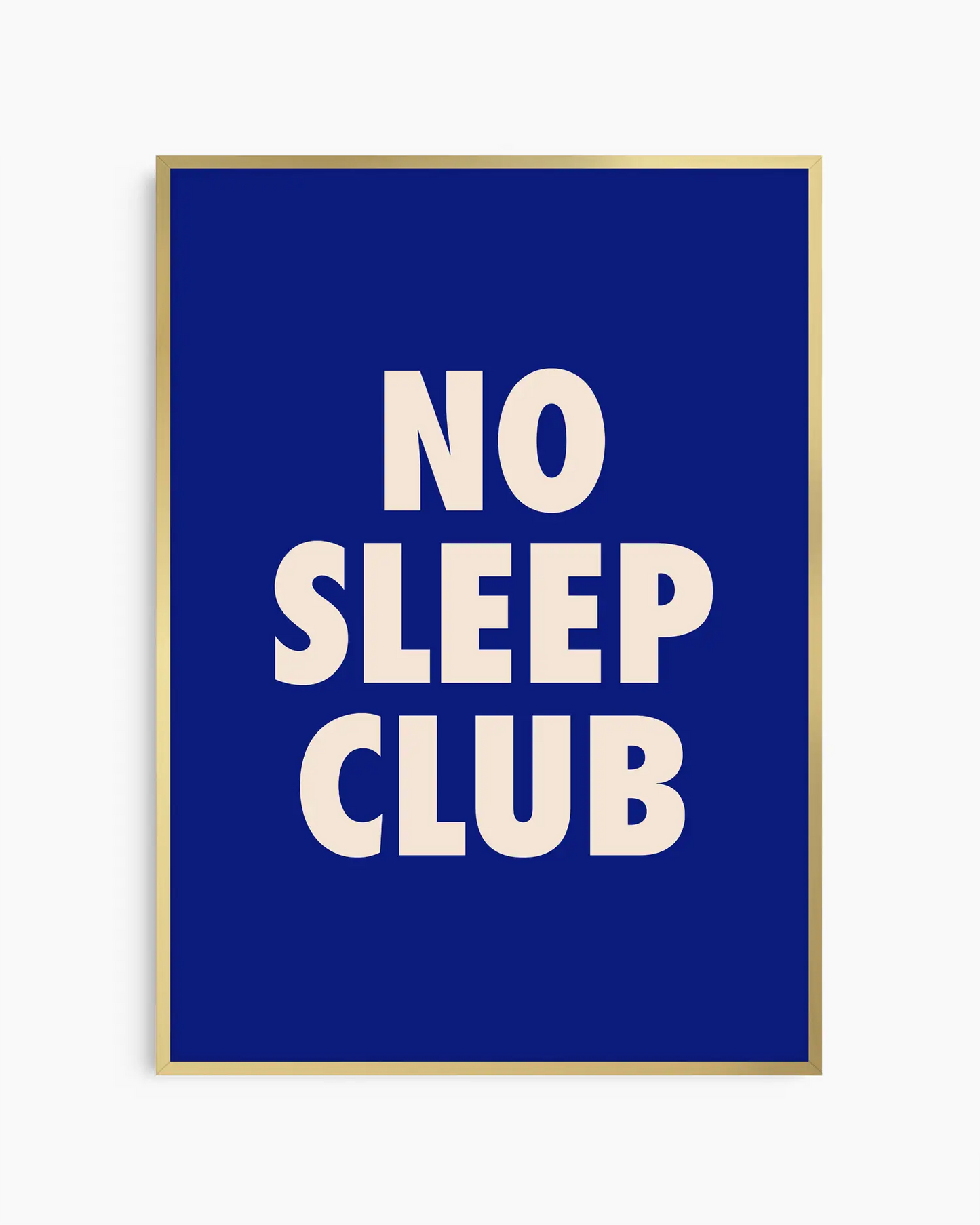 No Sleep Club Plakatas