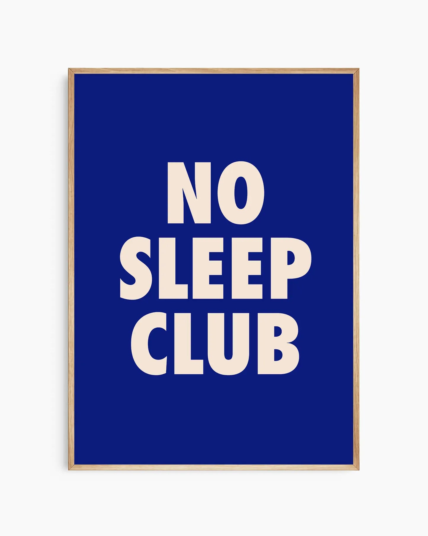 No Sleep Club Plakatas