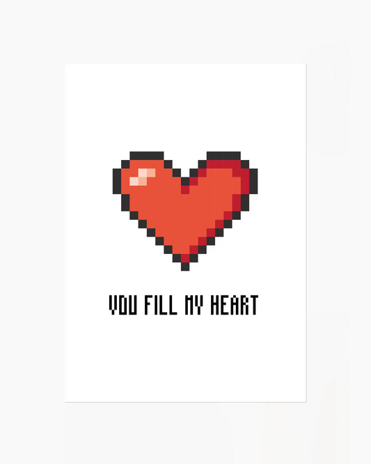 You Fill My Heart Plakatas