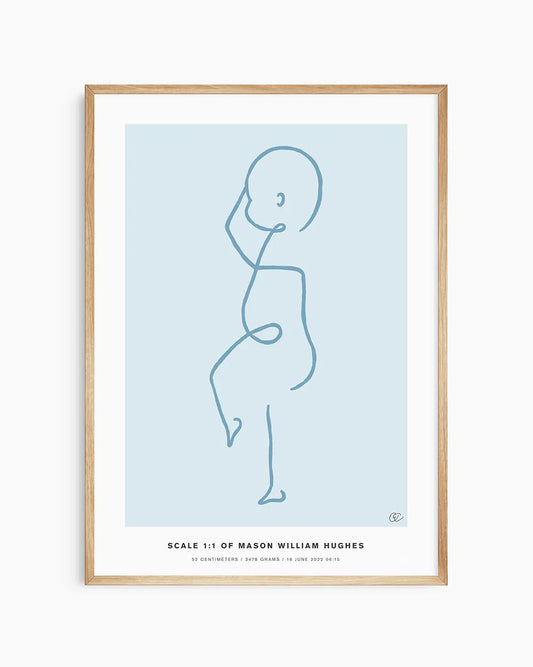 Birth poster – a stunning addition to any modern nursery
