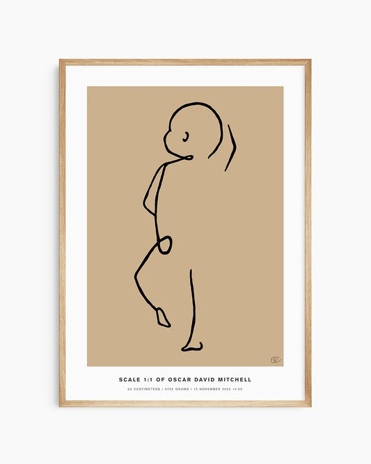 Personalized birth poster – the perfect sentimental baby gift