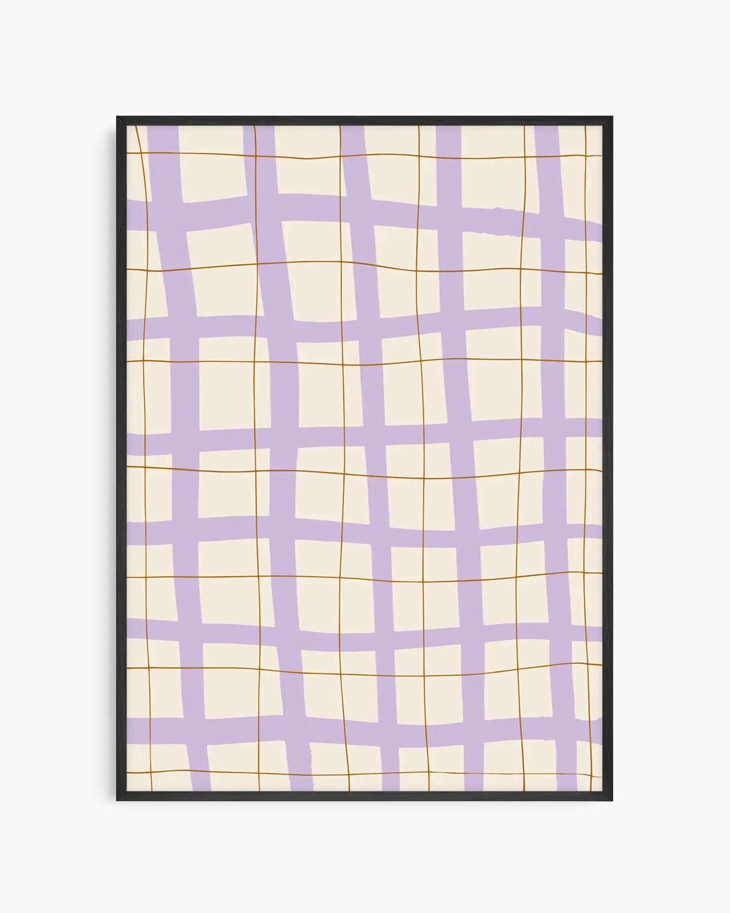 Warm, minimalist wall art in white tones on a light background, shown in a black frame.