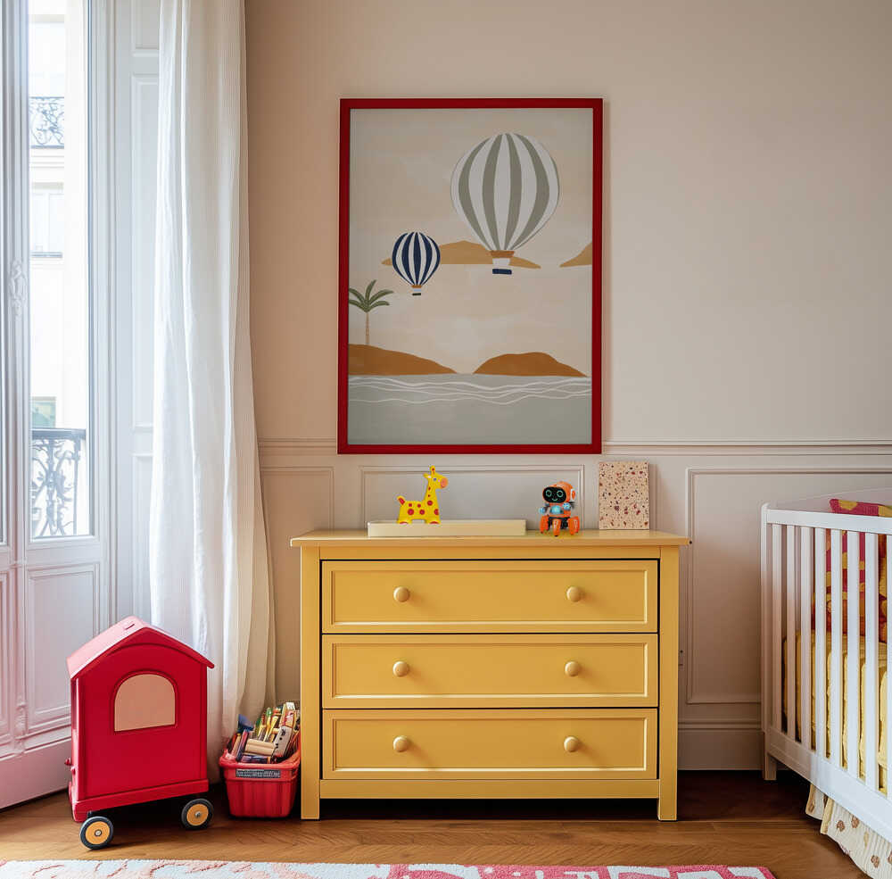 Oro Balionai Dykumoje Plakatas