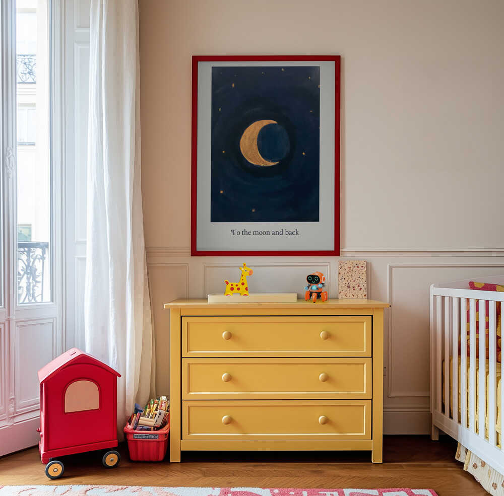 Į Mėnulį ir Atgal Plakatas