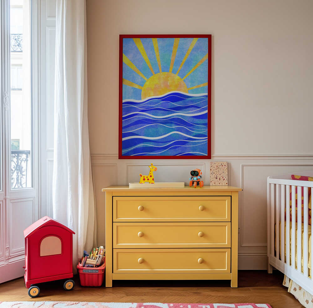 Jūros Saulėlydis Plakatas