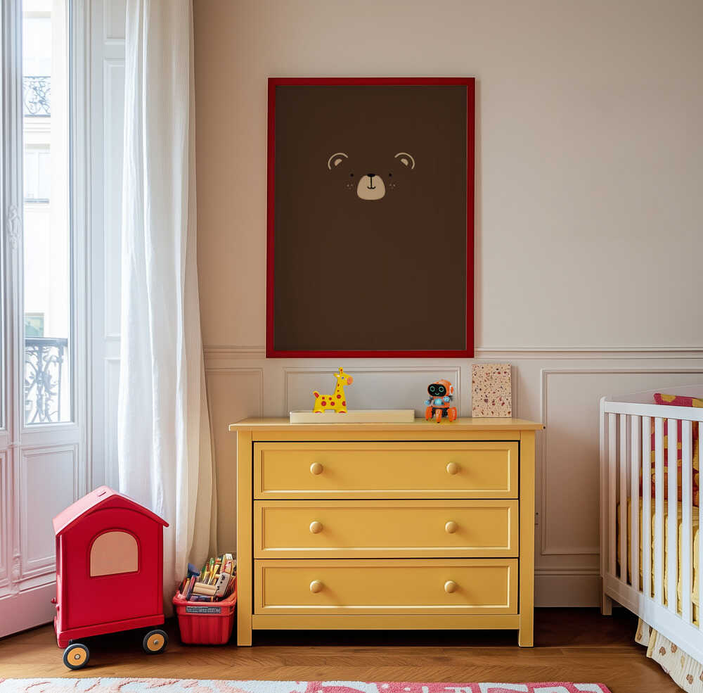 Rudas Meškinas Plakatas