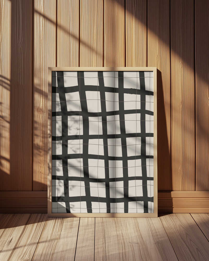 Monochrominis Tinklas Plakatas