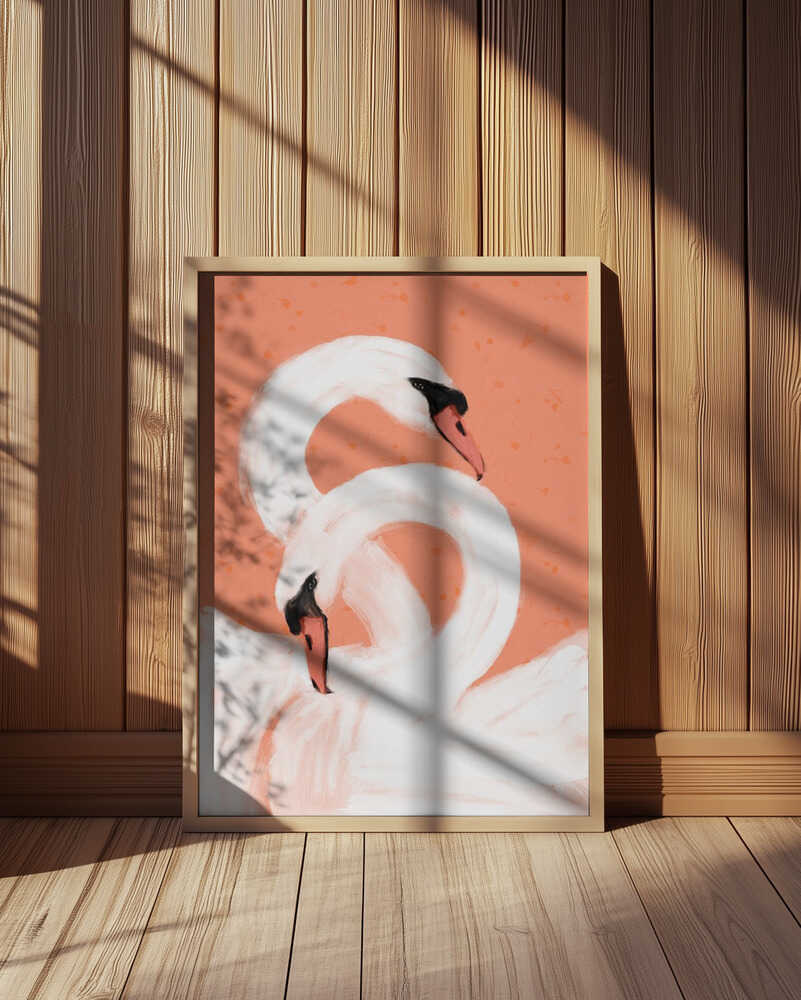 Grakščios gulbės Plakatas