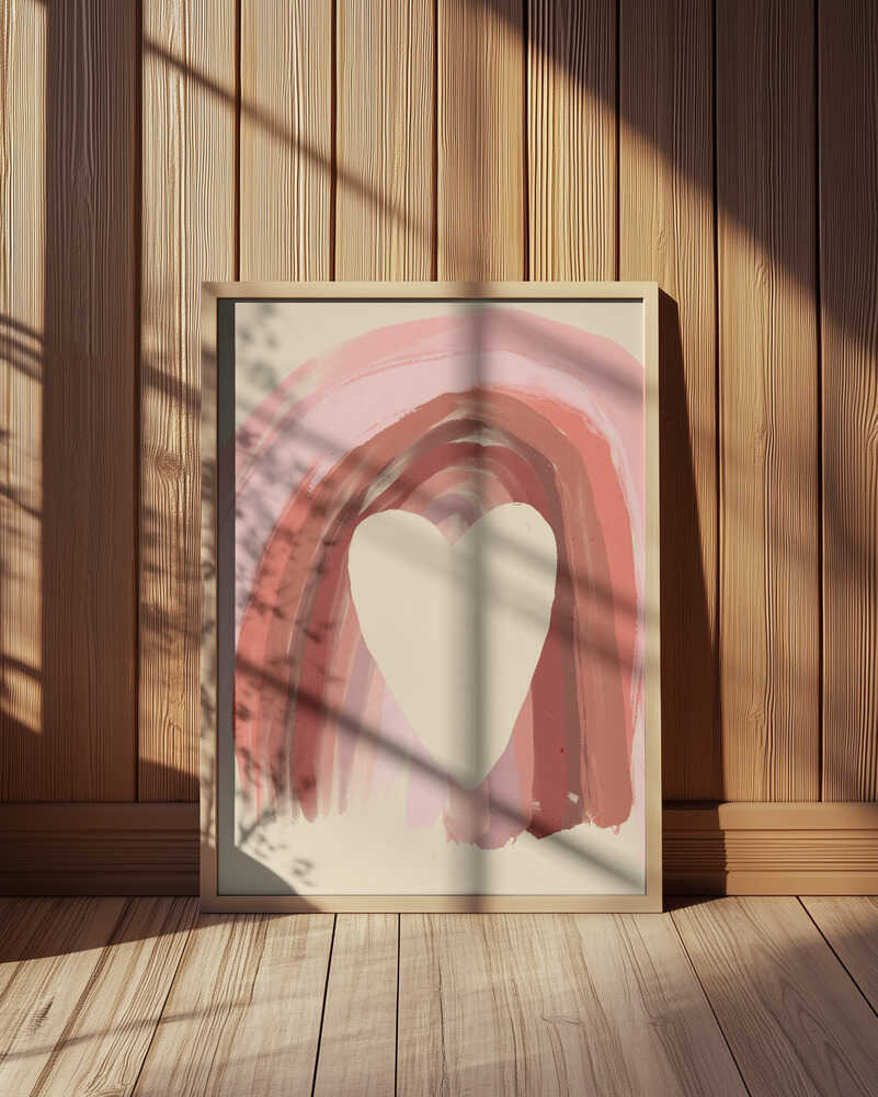 Širdies Vaivorykštė Plakatas