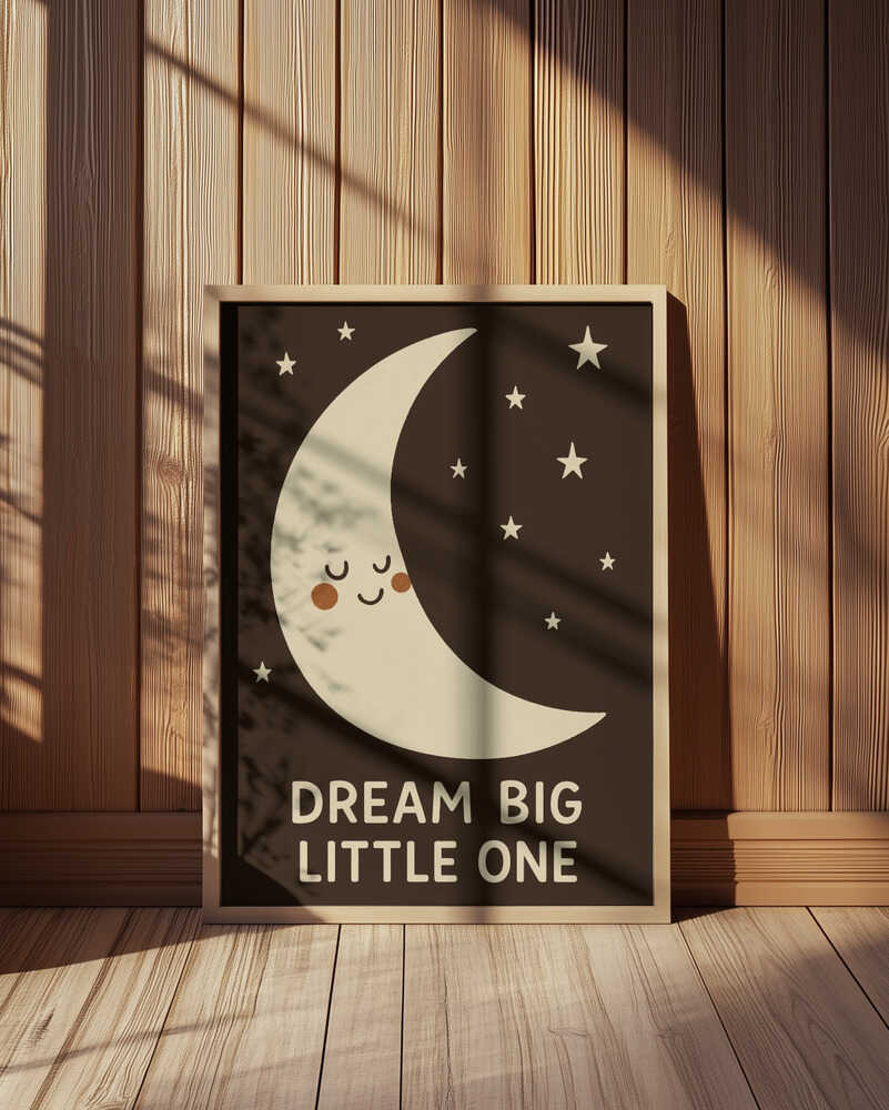 Mėnulio Sapnų Peizažas Plakatas