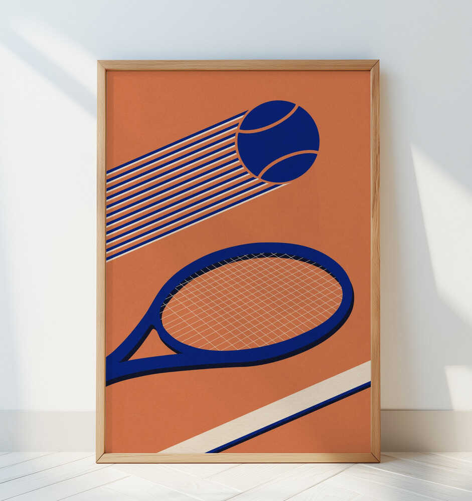 Tennis 80s Plakatas