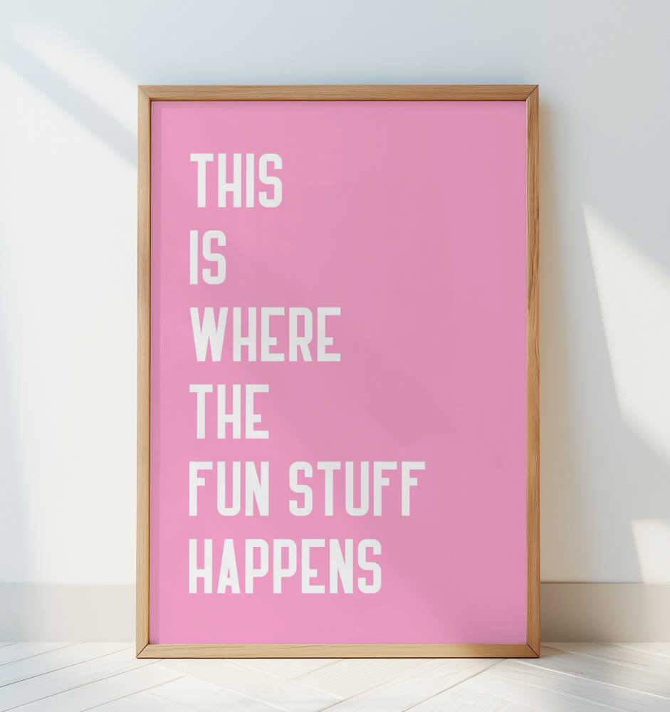 Pramogų Zona Laukia Plakatas