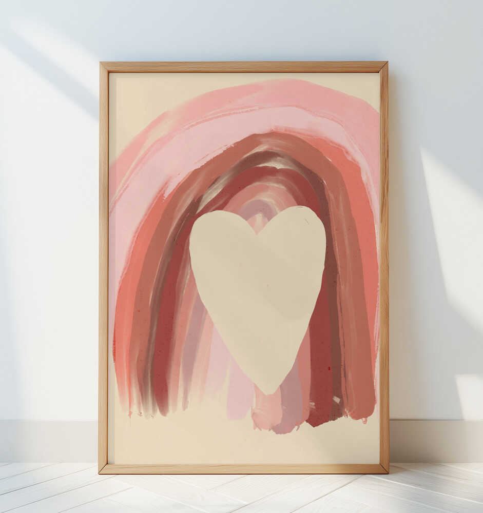 Širdies Vaivorykštė Plakatas