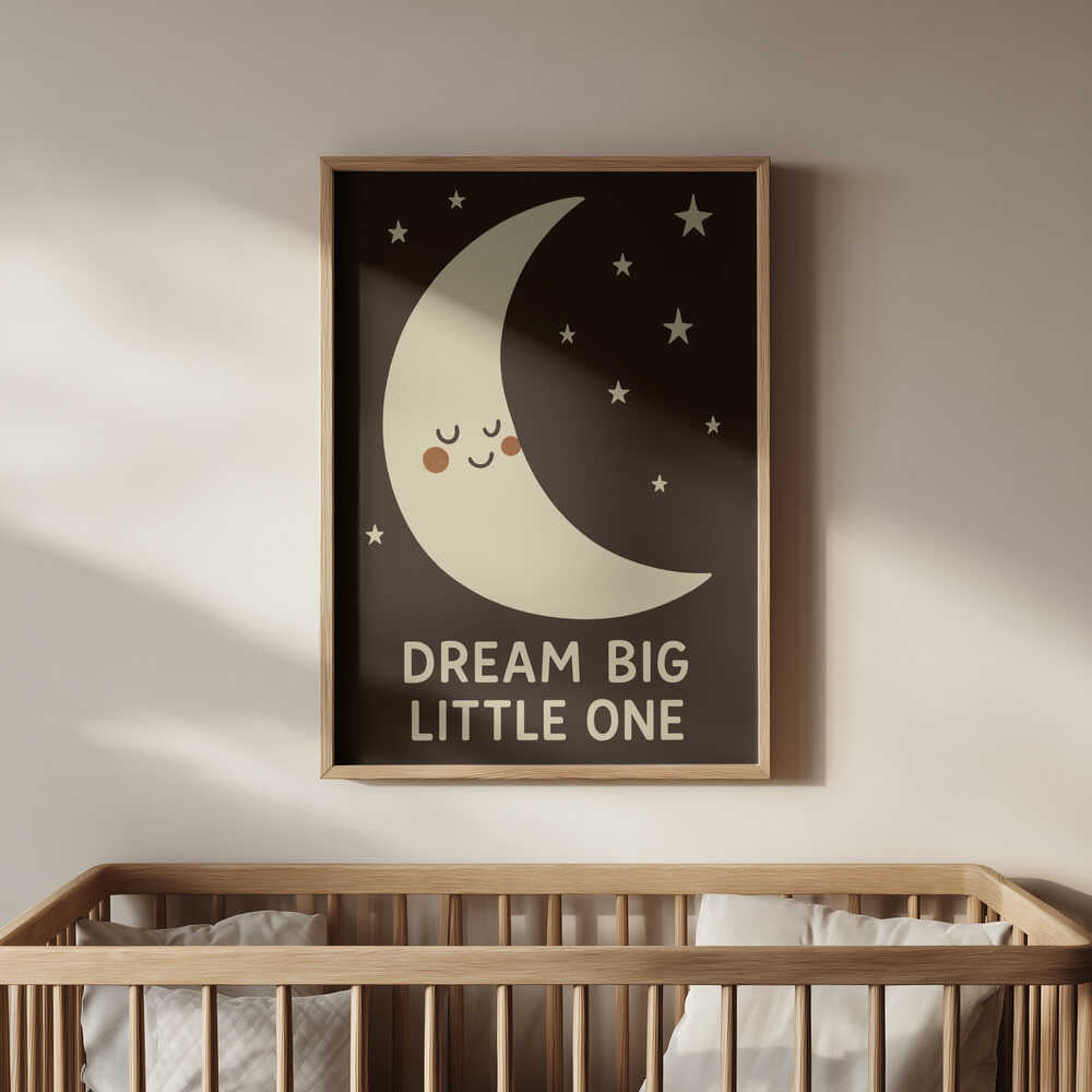 Mėnulio Sapnų Peizažas Plakatas