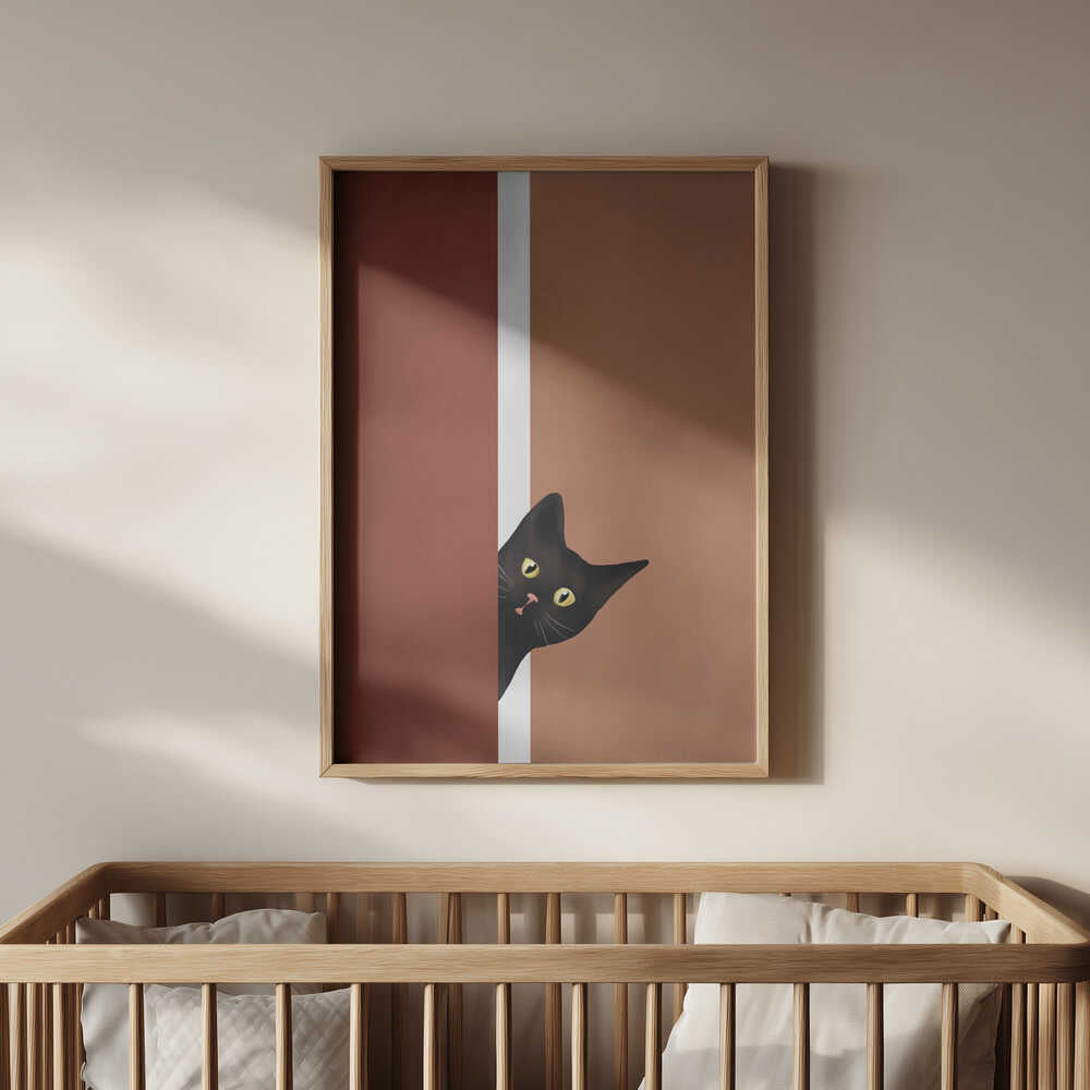 Smalsi Juoda Katė Plakatas