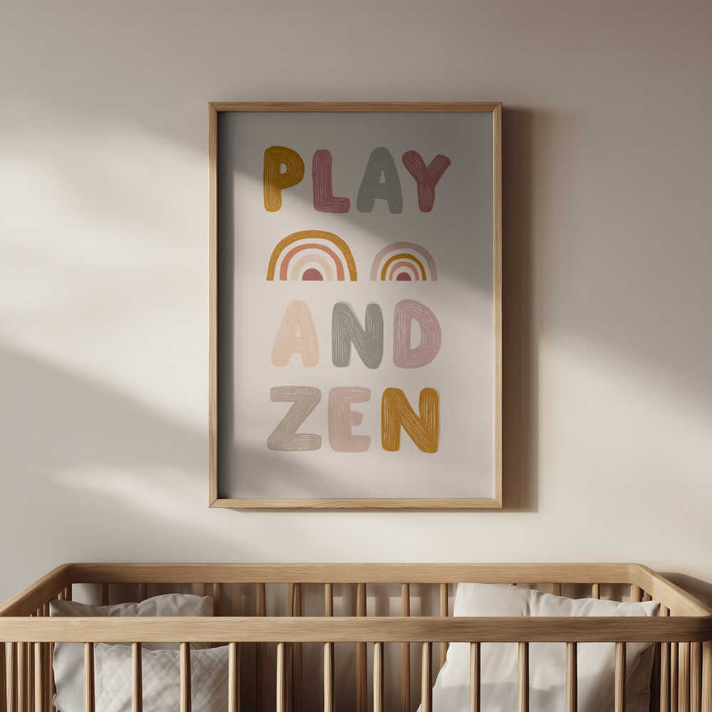 Play and Zen Plakatas